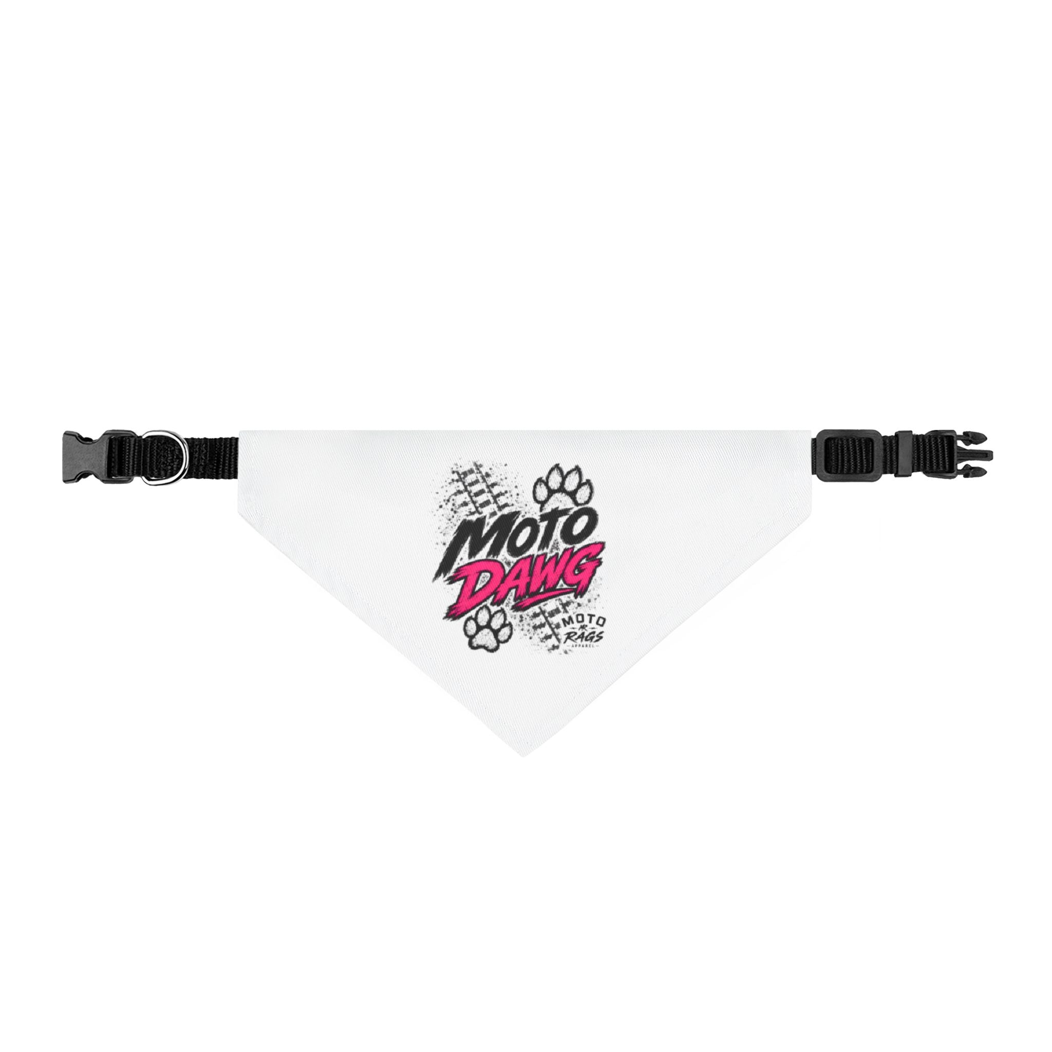Moto Rags Moto Dawg Bandana Collar - Pink
