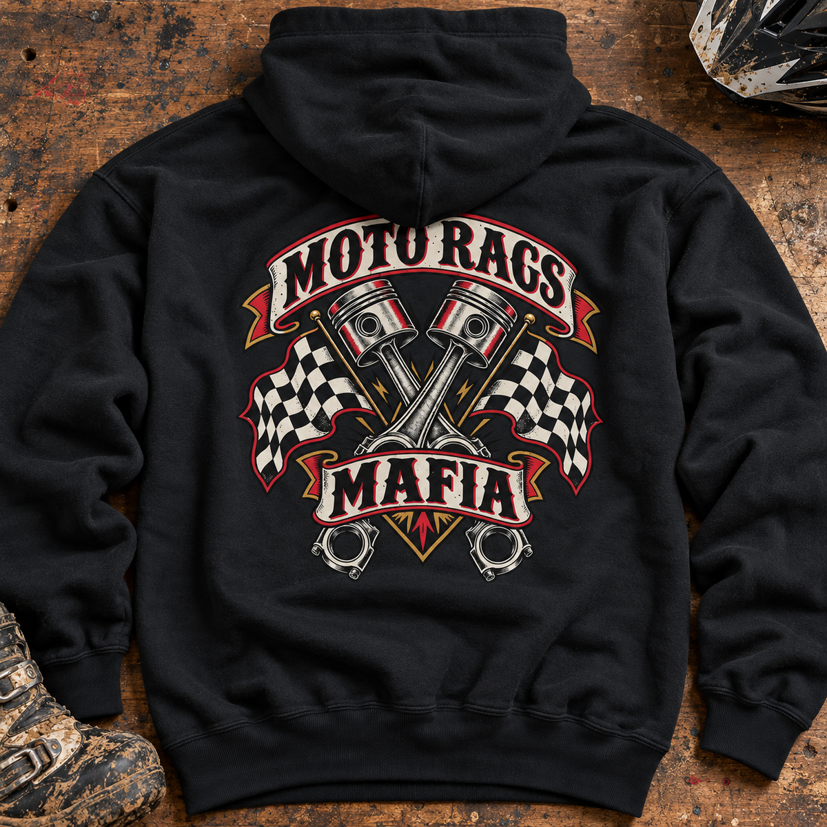 Moto Rags Mafia - Adult Hoodie