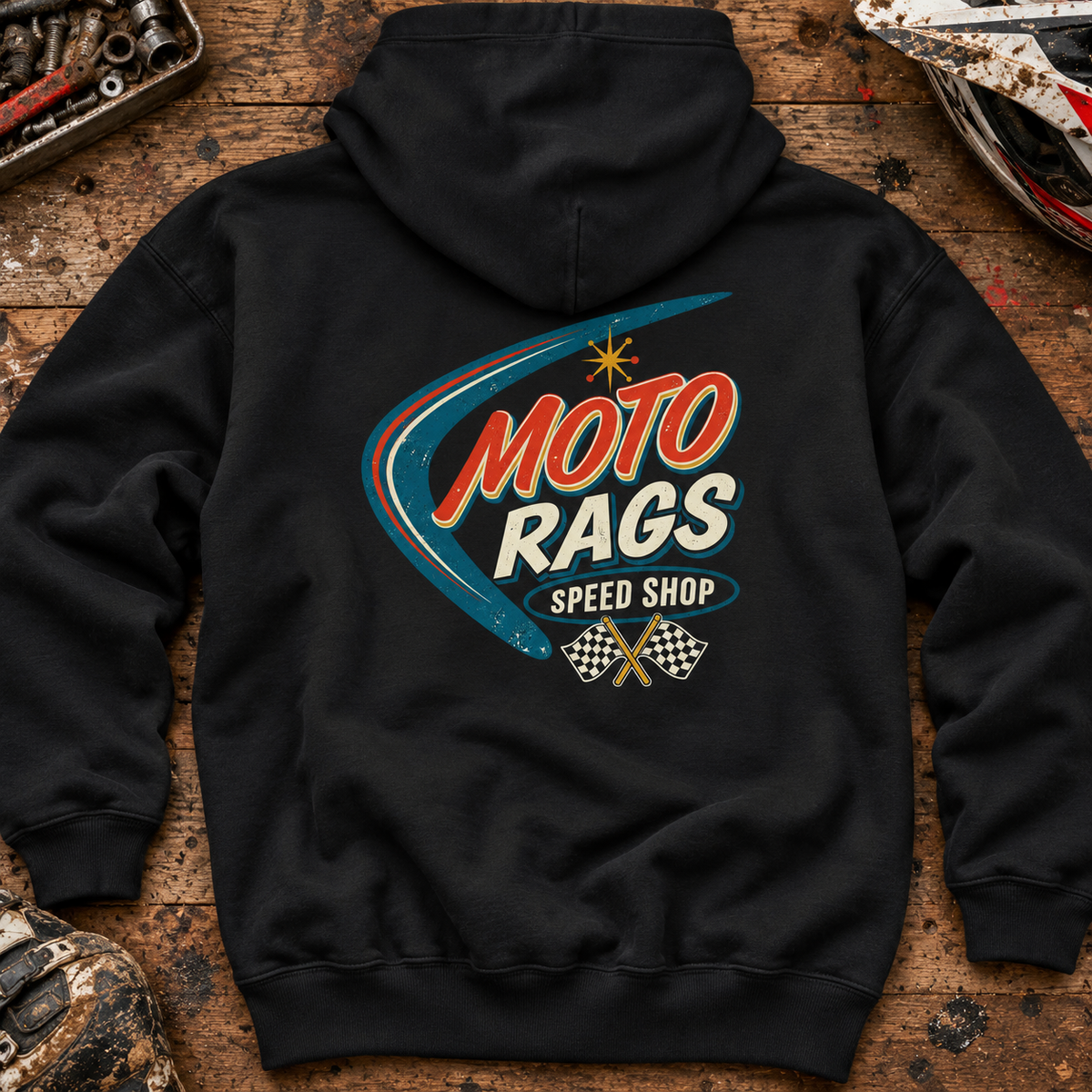 Atomic Boomerang - Adult Hoodie