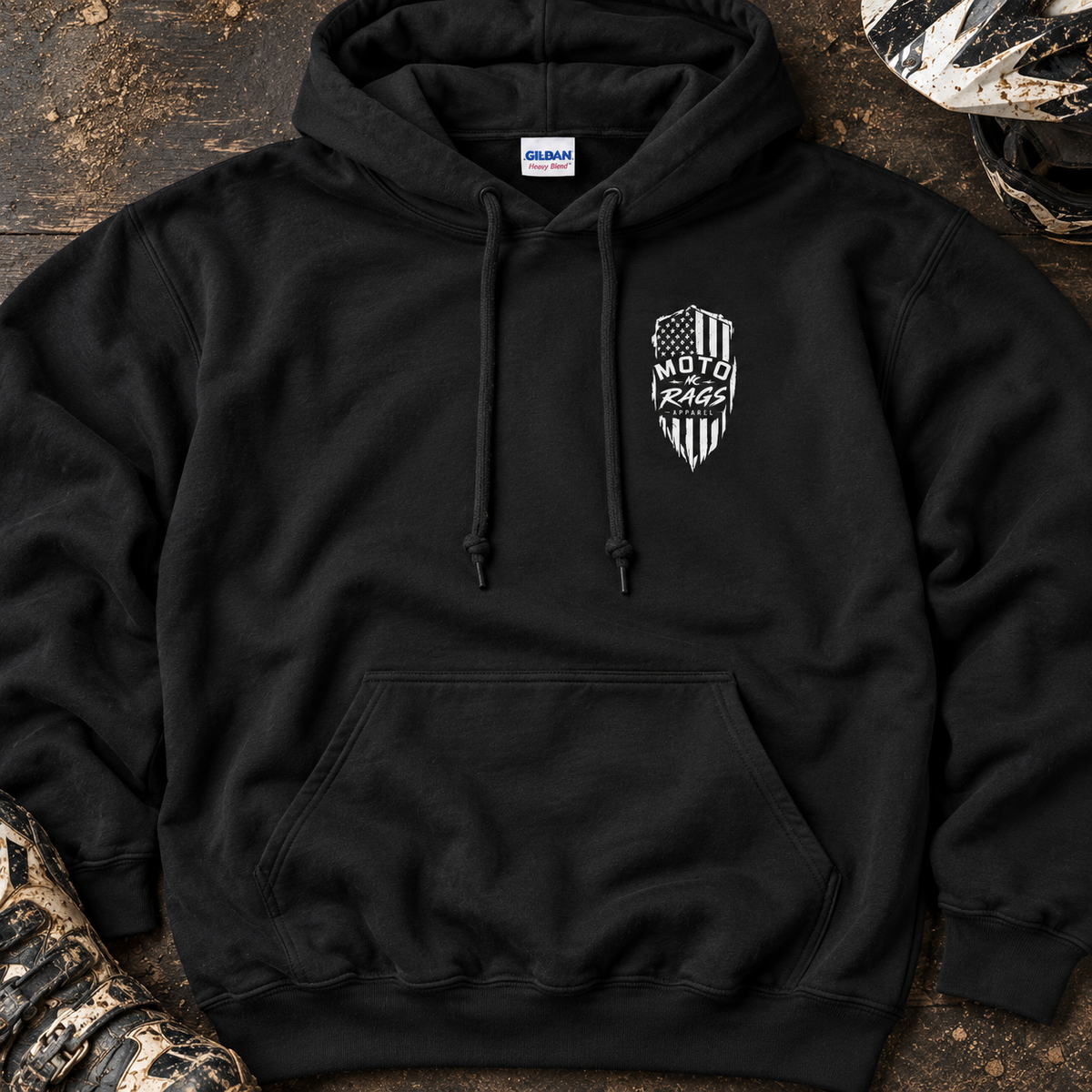 Tactical American Flag - Adult Hoodie