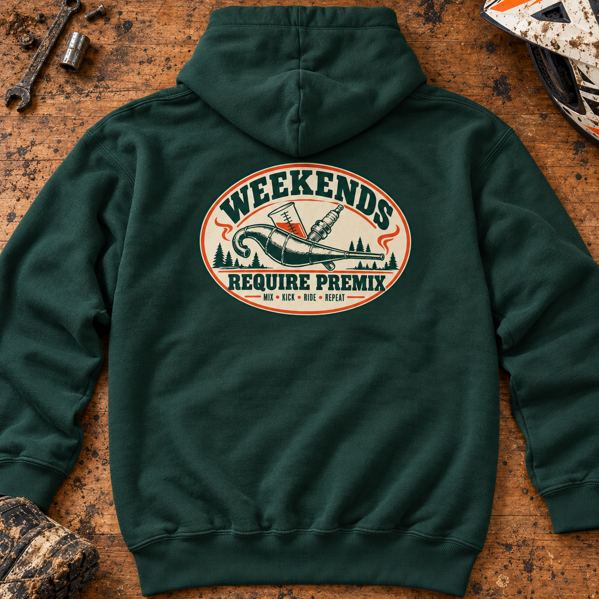 Weekends Require Premix - Adult Hoodie