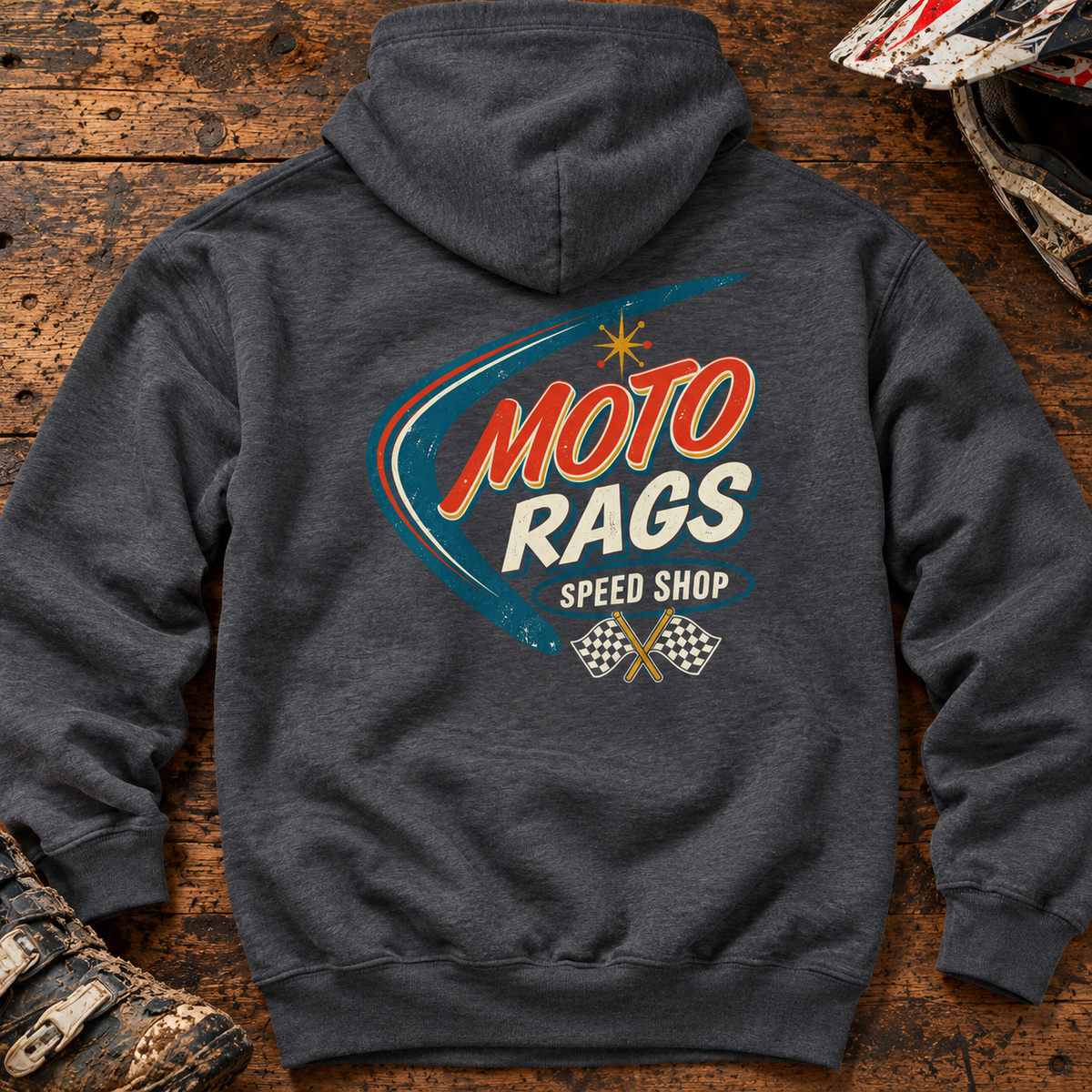 Atomic Boomerang - Adult Hoodie