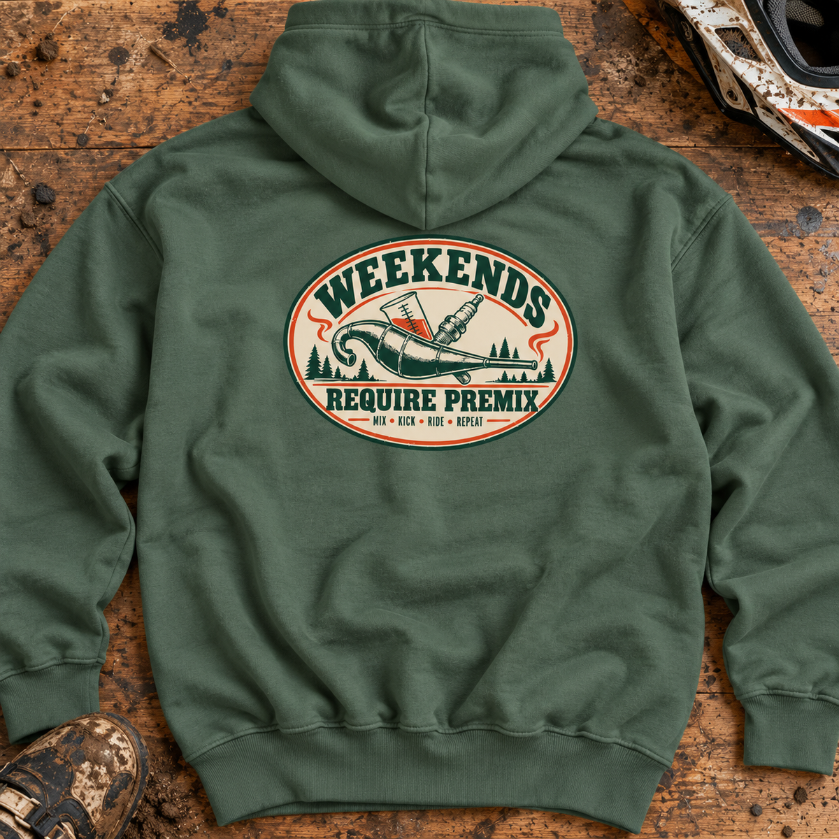 Weekends Require Premix - Adult Hoodie
