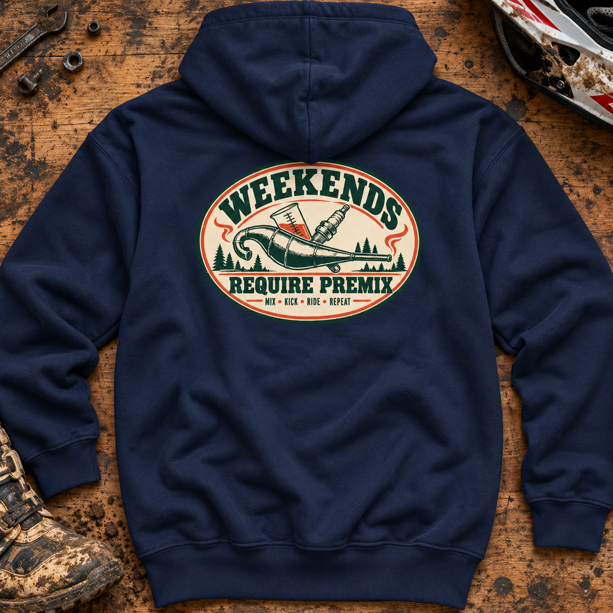 Weekends Require Premix - Adult Hoodie