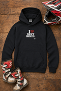 I ♥ Dirt Bikes Kids Hoodie