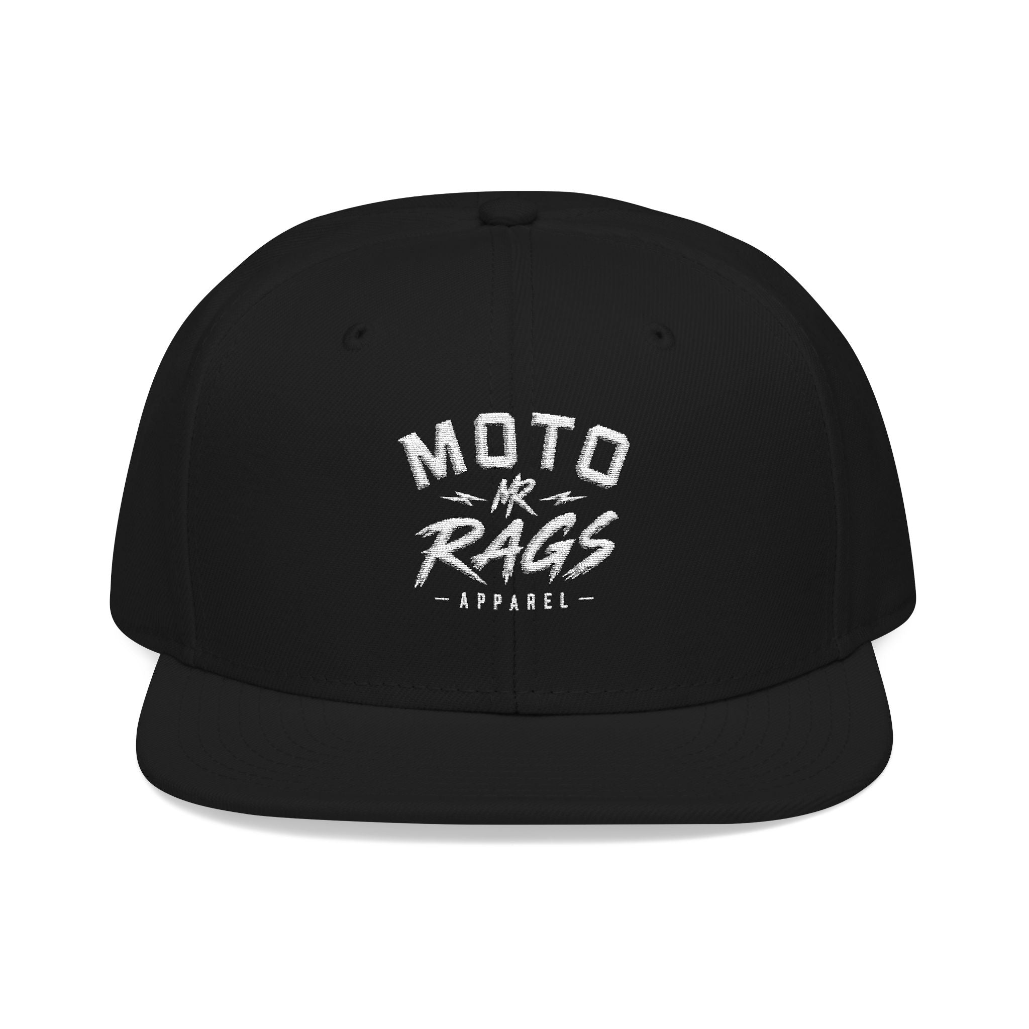 The OG Moto Rags Snapback Flat Bill Hat