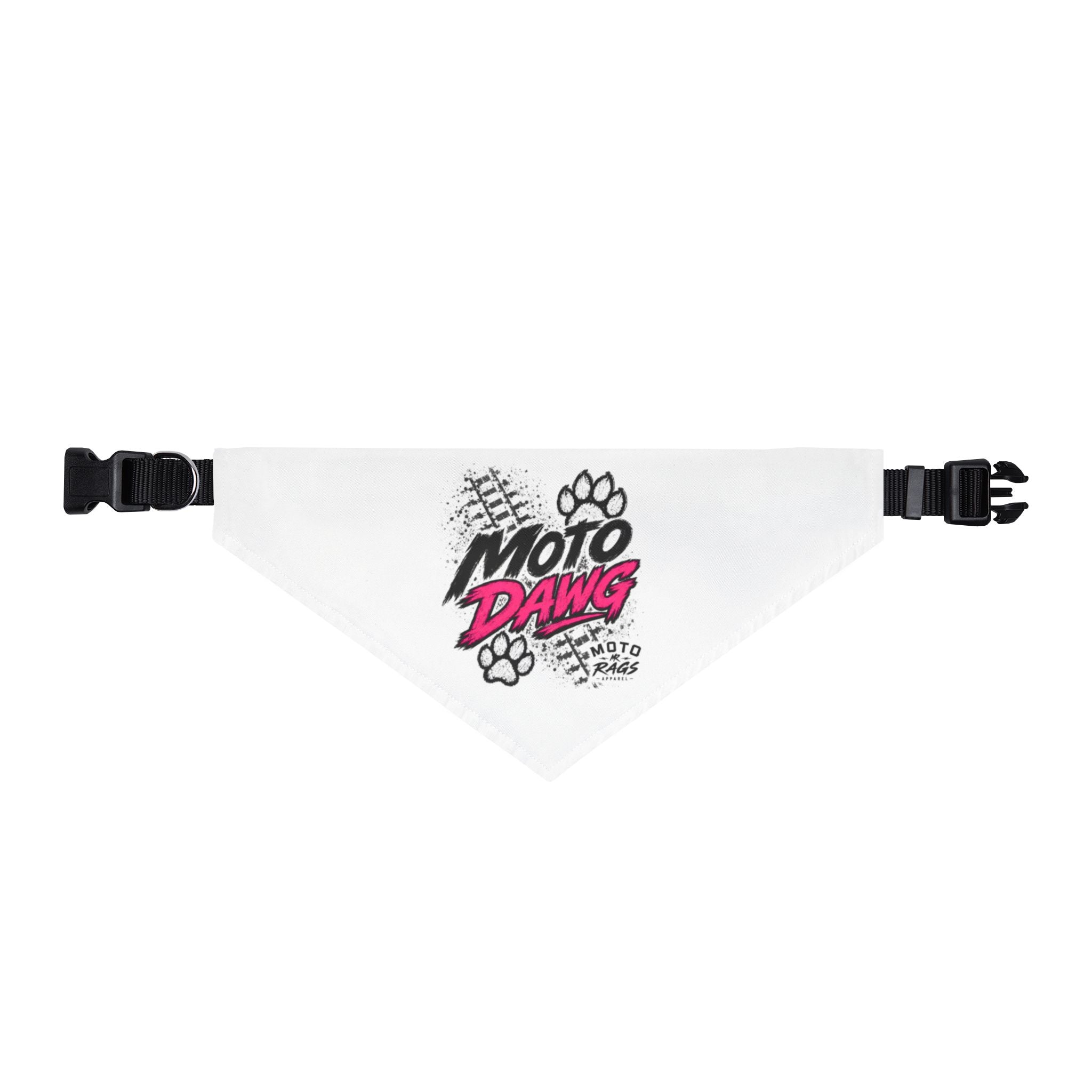 Moto Rags Moto Dawg Bandana Collar - Pink