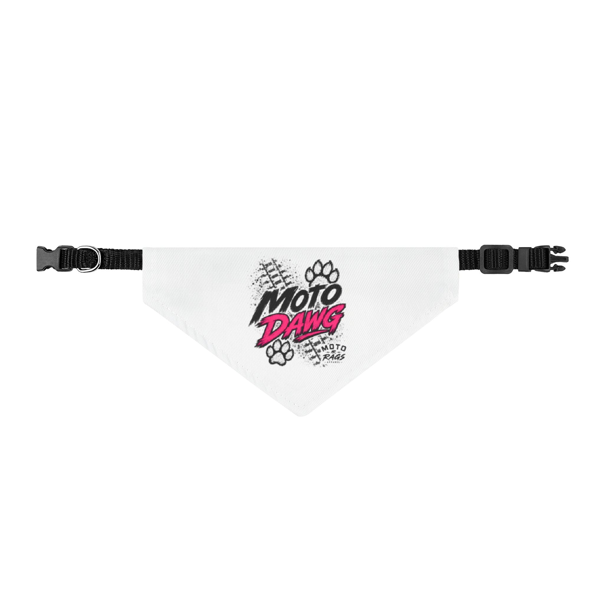 Moto Rags Moto Dawg Bandana Collar - Pink