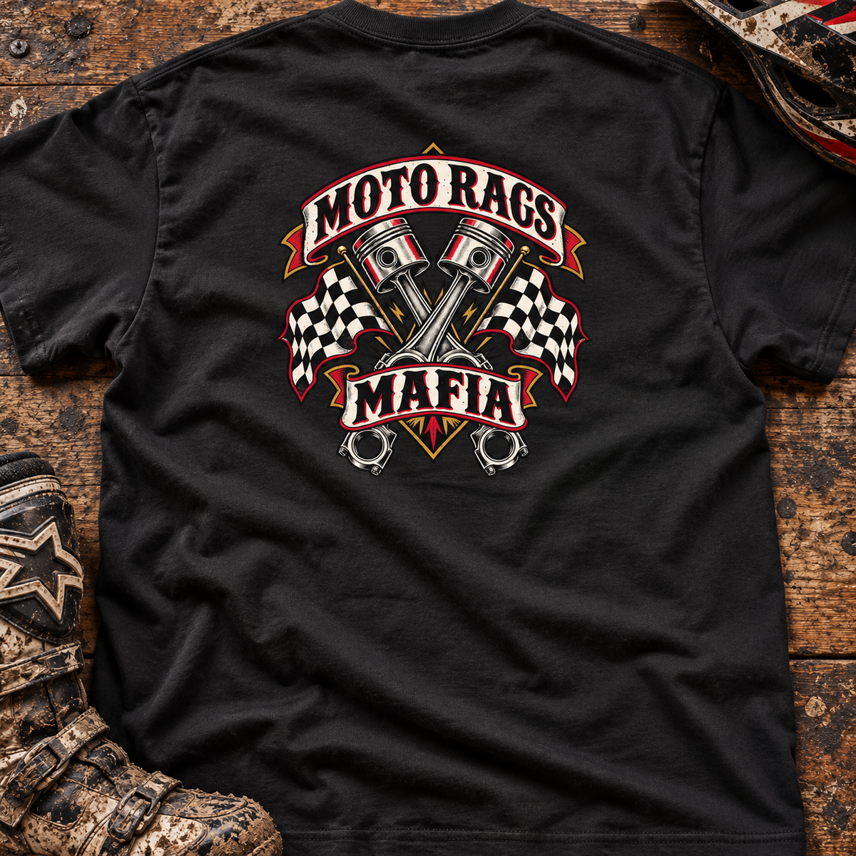 Moto Rags Mafia - Men's T-shirt