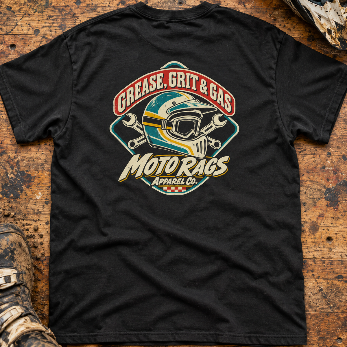 Grease Grit & Gas - Men's T-shirt