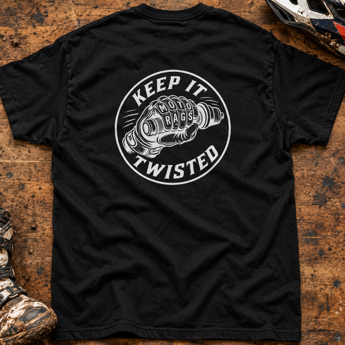 Keep It Twisted Moto Rags Style - Men's T-shirt