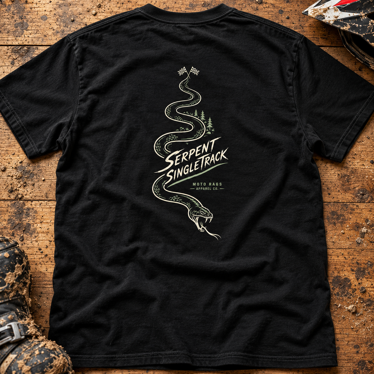 Serpent Singletrack - Men's T-shirt