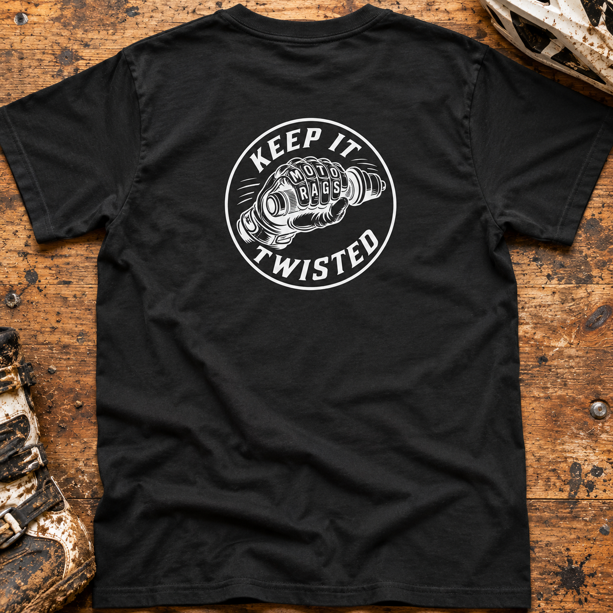Keep It Twisted Moto Rags Style - Men's T-shirt