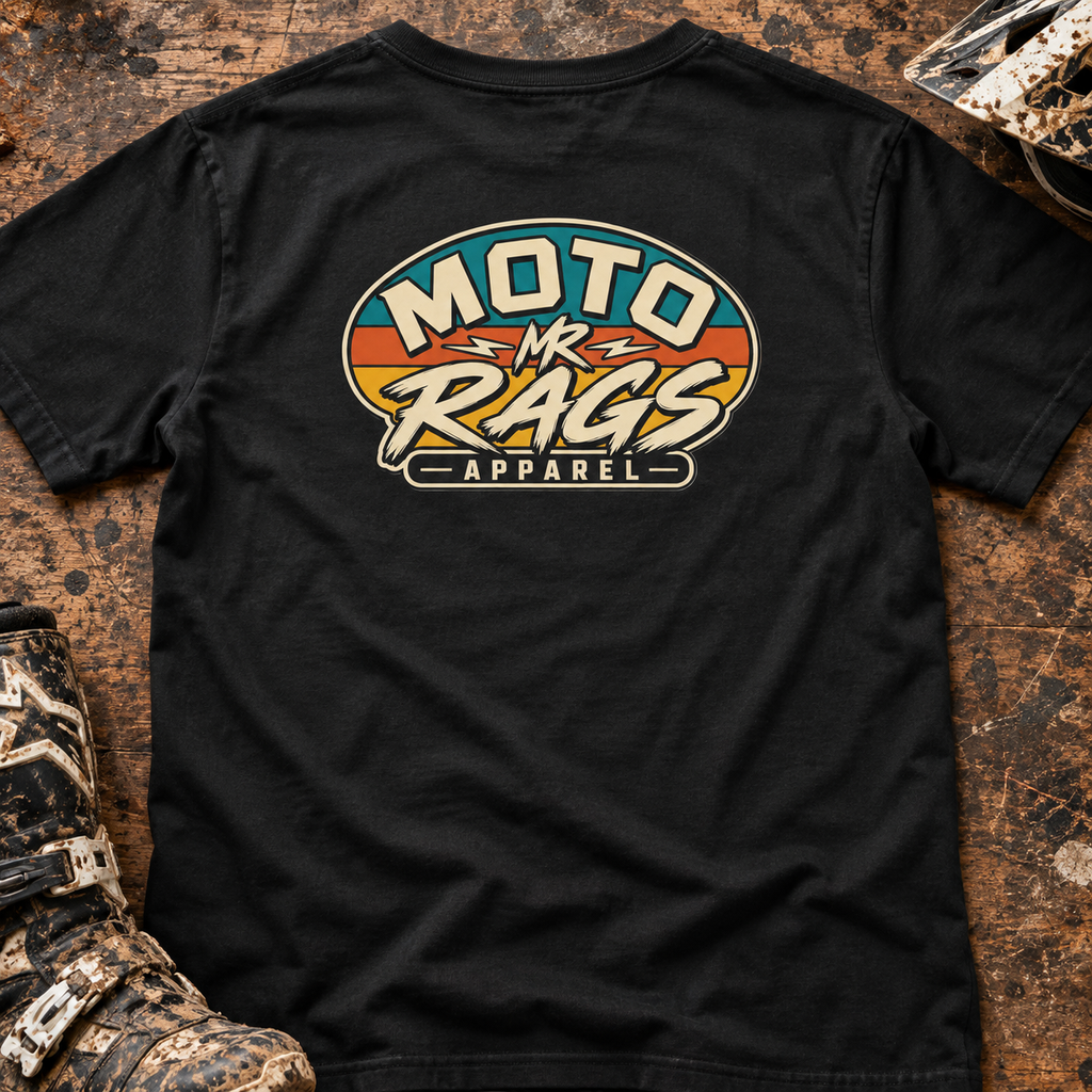 Moto Rags Retro Rally - Men's T-shirt