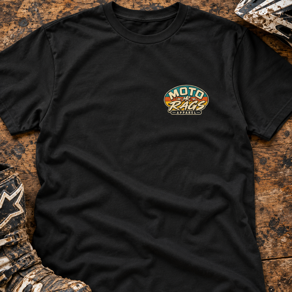 Moto Rags Retro Rally - Men's T-shirt