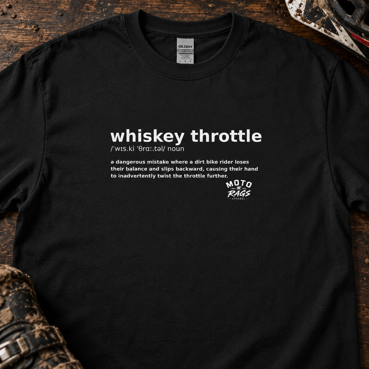 Defined: Whiskey Throttle - Men's T-shirt