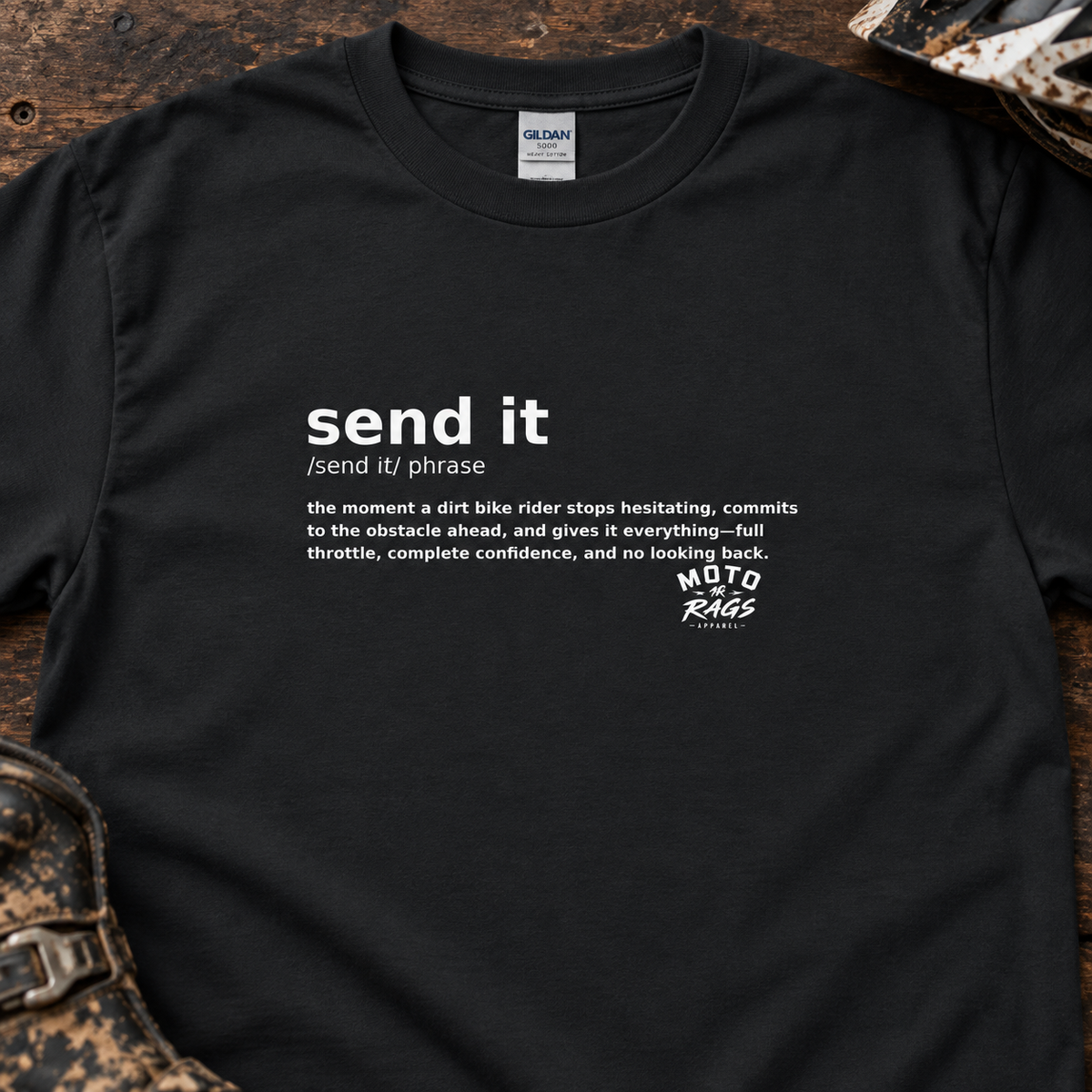 Defined: Send It - Men's T-shirt