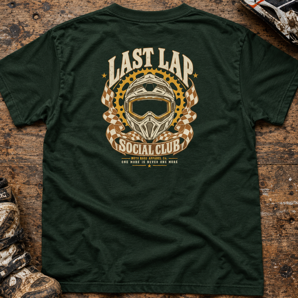 Last Lap Social Club - Men's T-shirt