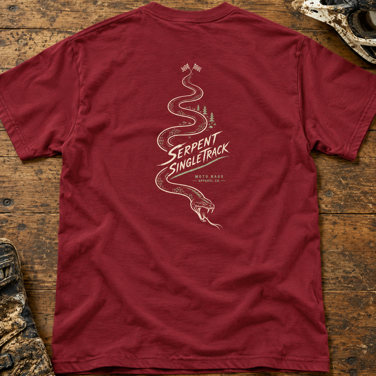 Serpent Singletrack - Men's T-shirt