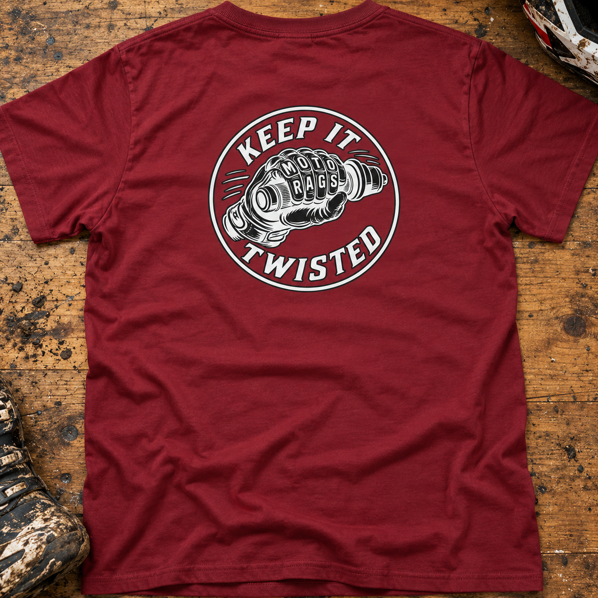 Keep It Twisted Moto Rags Style - Men's T-shirt