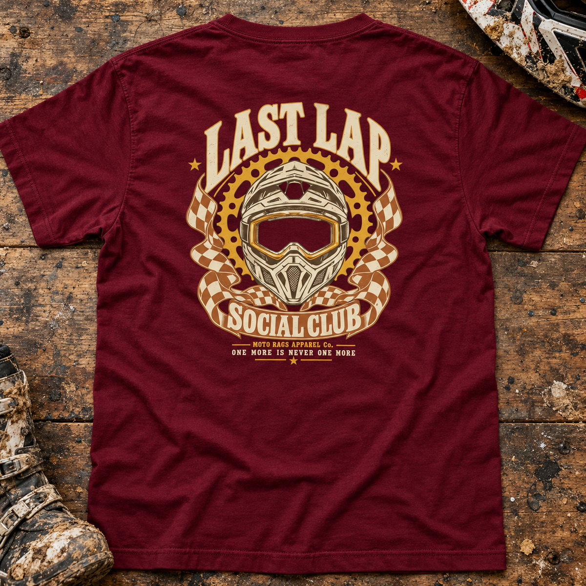 Last Lap Social Club - Men's T-shirt