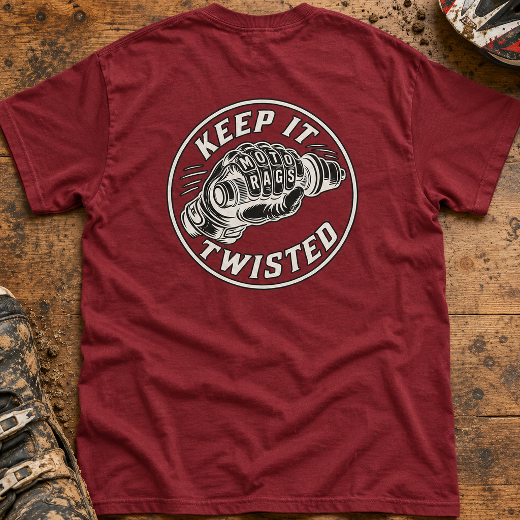 Keep It Twisted Moto Rags Style - Men's T-shirt