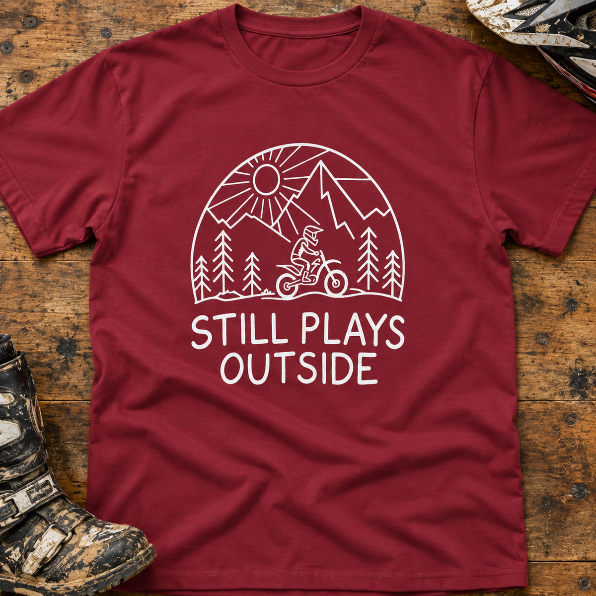 Still Plays Outside - Men's T-shirt