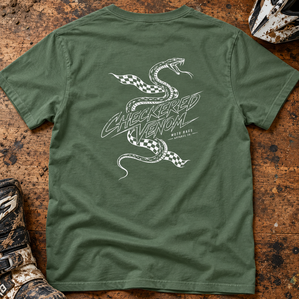 Checkered Venom - Men's T-shirt