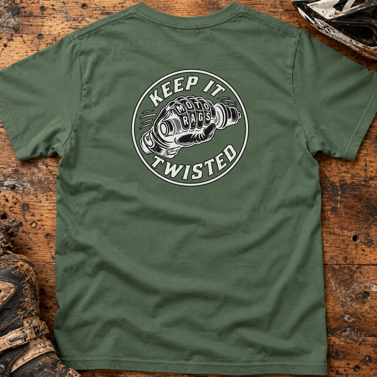 Keep It Twisted Moto Rags Style - Men's T-shirt
