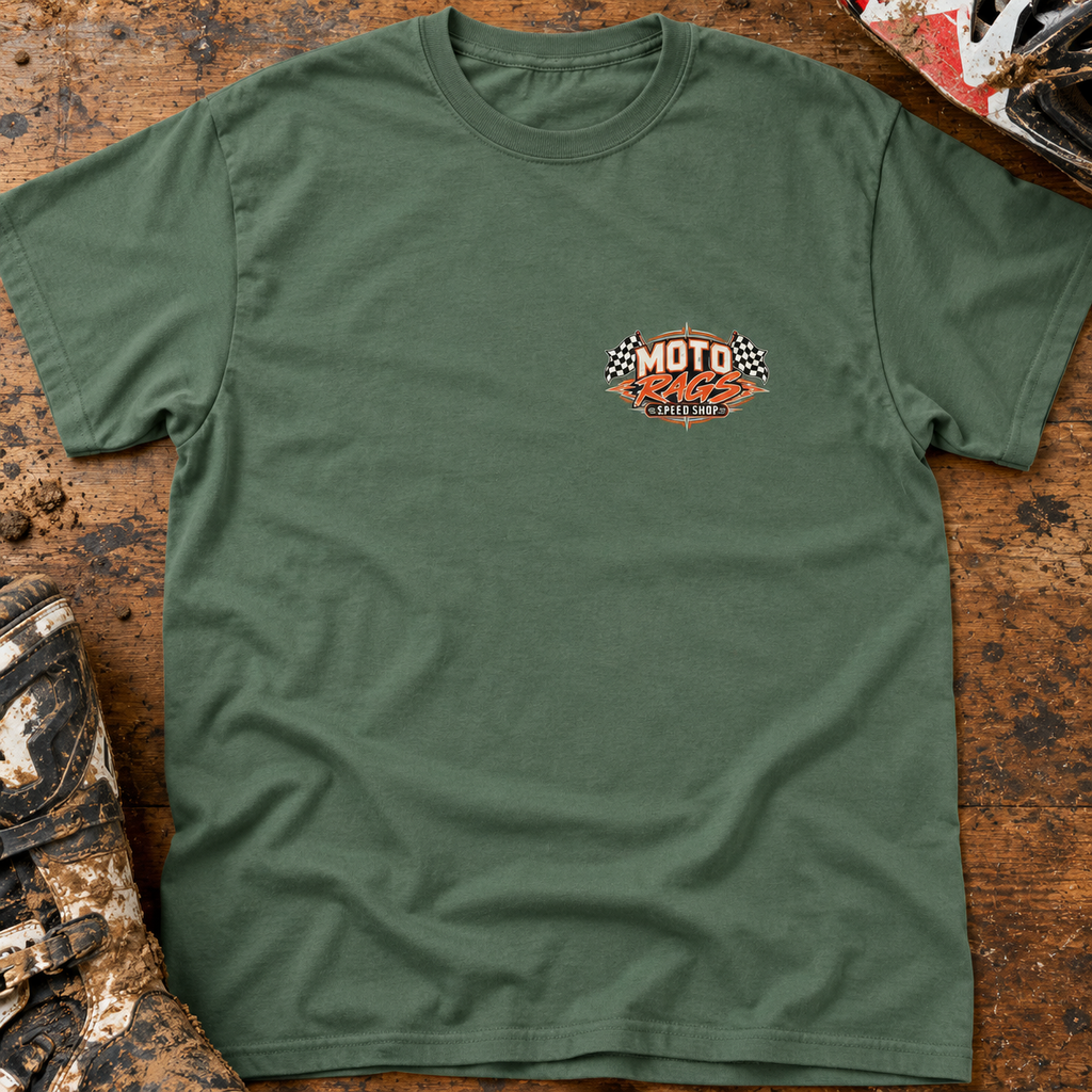 Moto Rags Speed Shop - Men's T-shirt