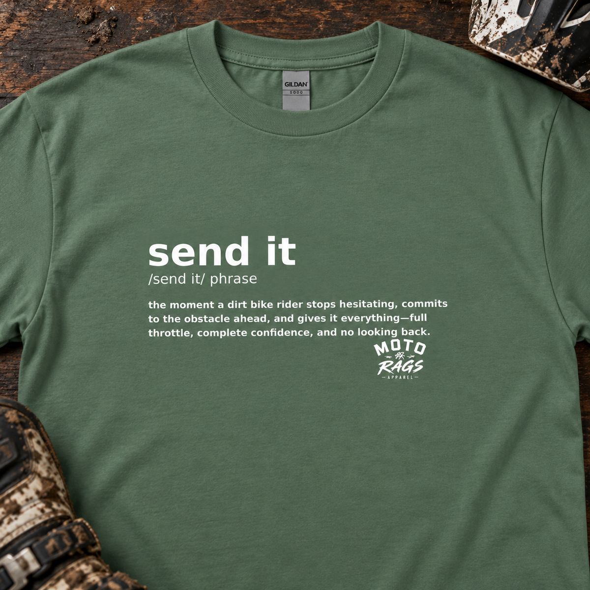 Defined: Send It - Men's T-shirt