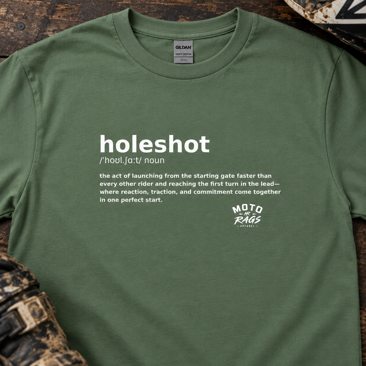 Defined: Holeshot - Men's T-shirt