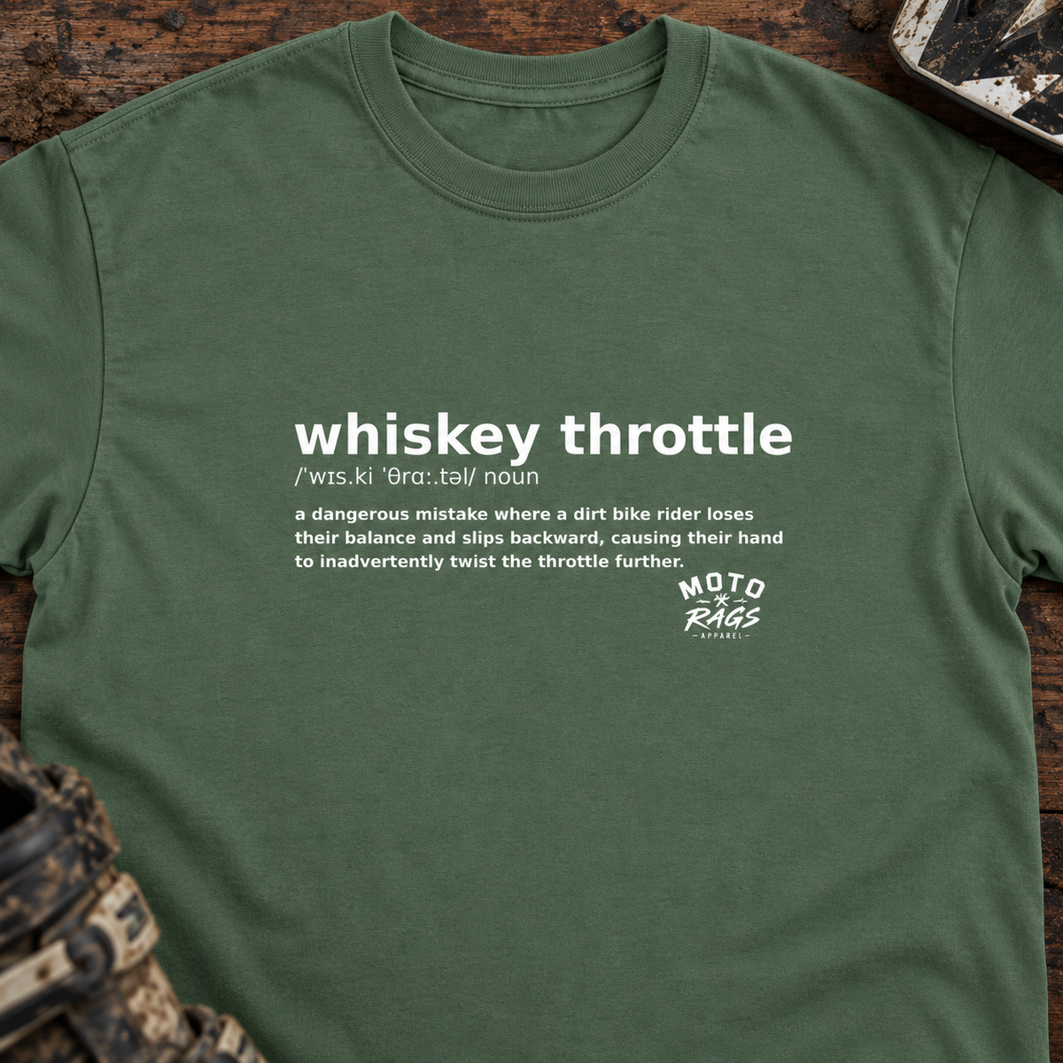 Defined: Whiskey Throttle - Men's T-shirt