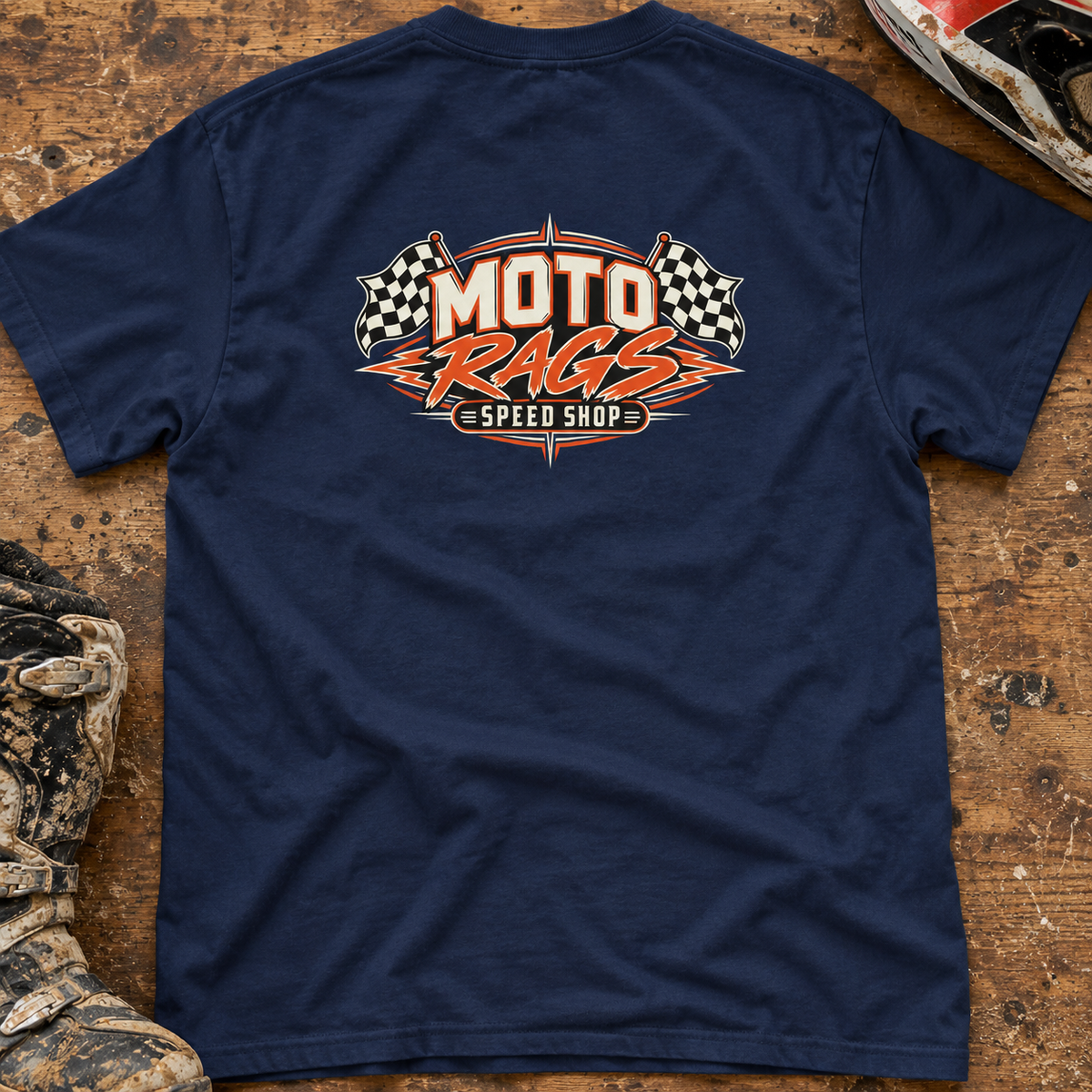 Moto Rags Speed Shop - Men's T-shirt