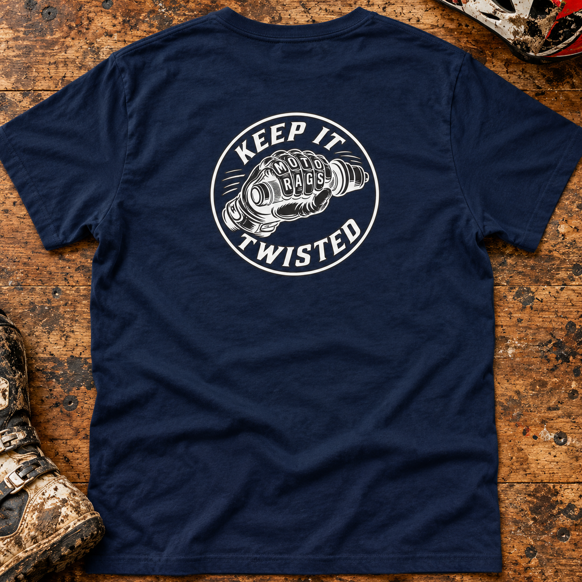 Keep It Twisted Moto Rags Style - Men's T-shirt
