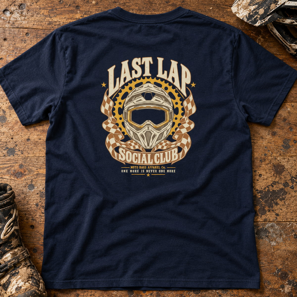 Last Lap Social Club - Men's T-shirt