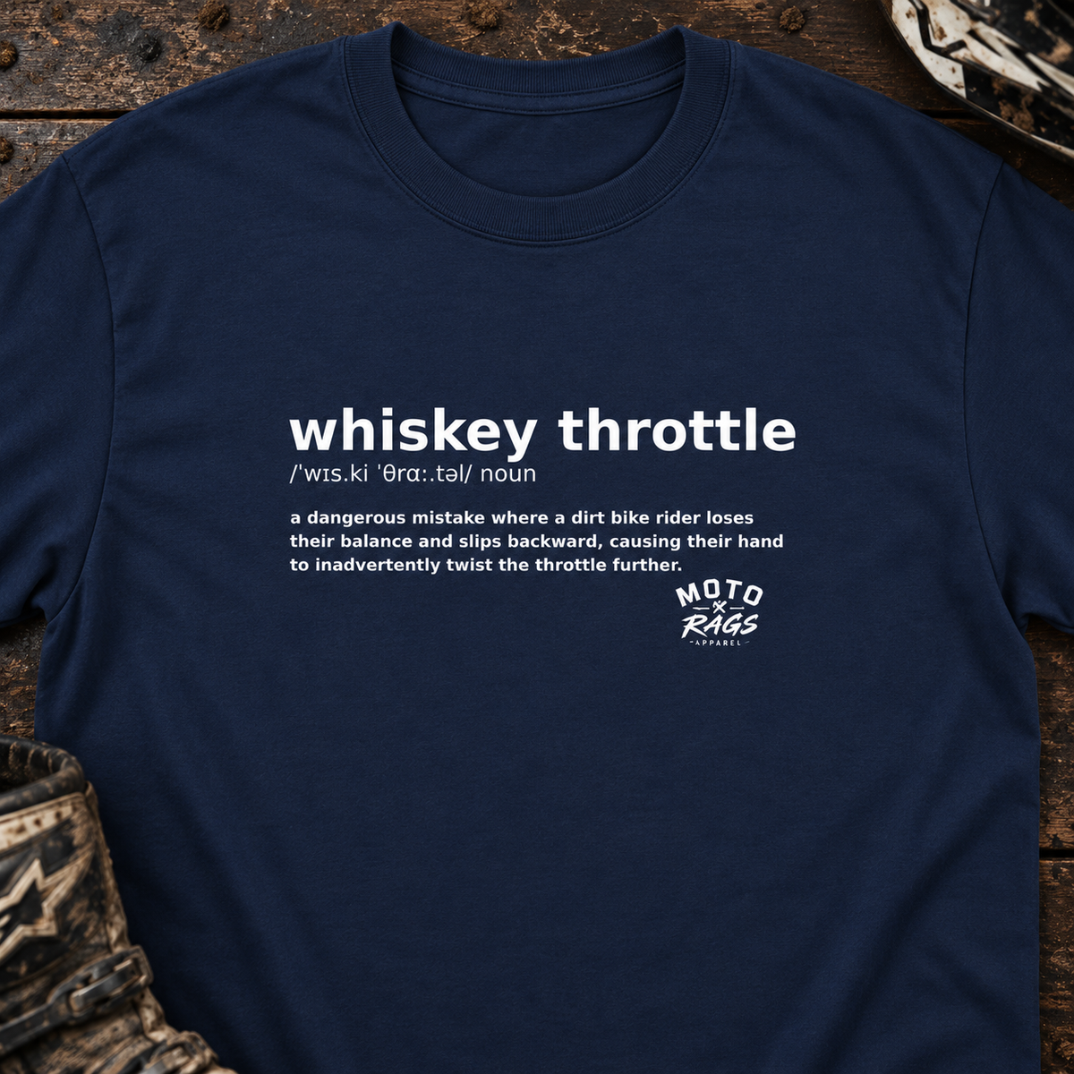 Defined: Whiskey Throttle - Men's T-shirt