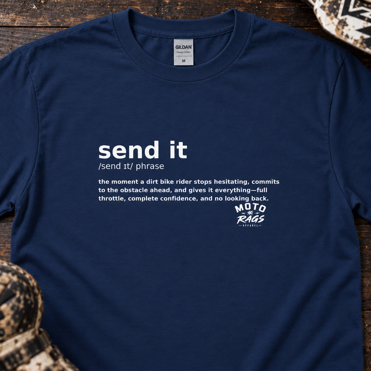 Defined: Send It - Men's T-shirt