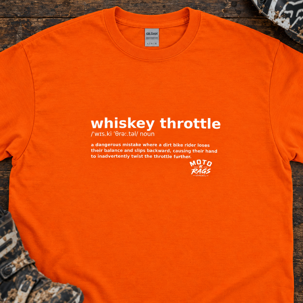 Defined: Whiskey Throttle - Men's T-shirt