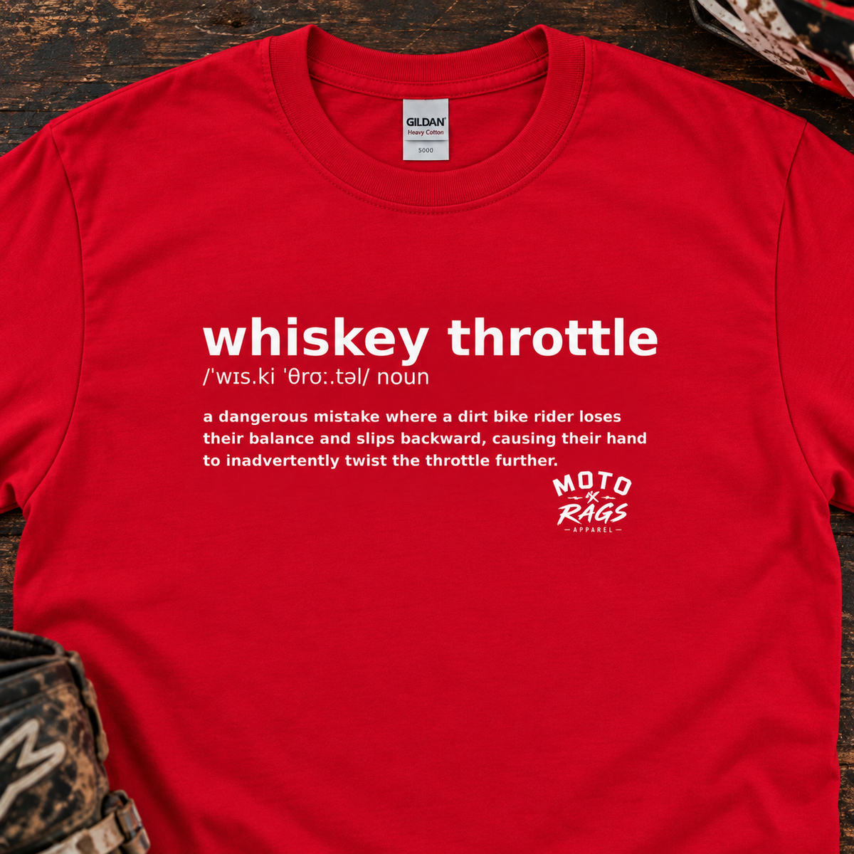 Defined: Whiskey Throttle - Men's T-shirt