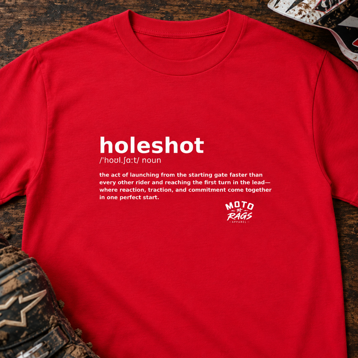 Defined: Holeshot - Men's T-shirt