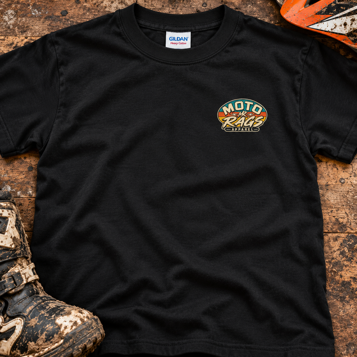 Moto Rags Retro Rally - Kid's T-shirt