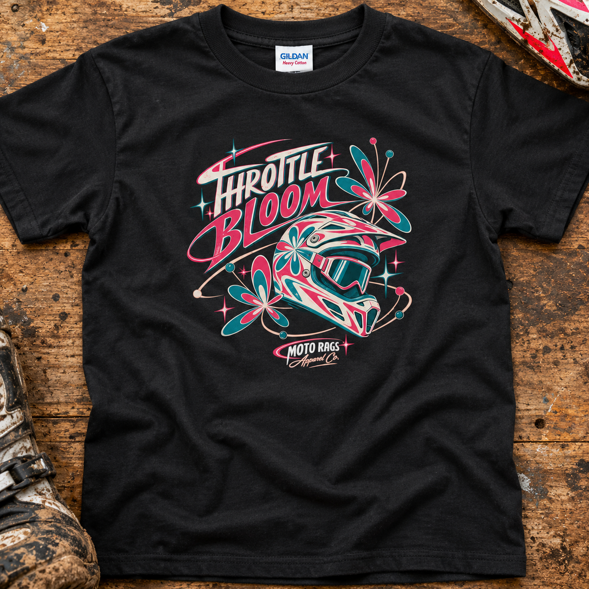 Throttle Bloom - Kids T-shirt