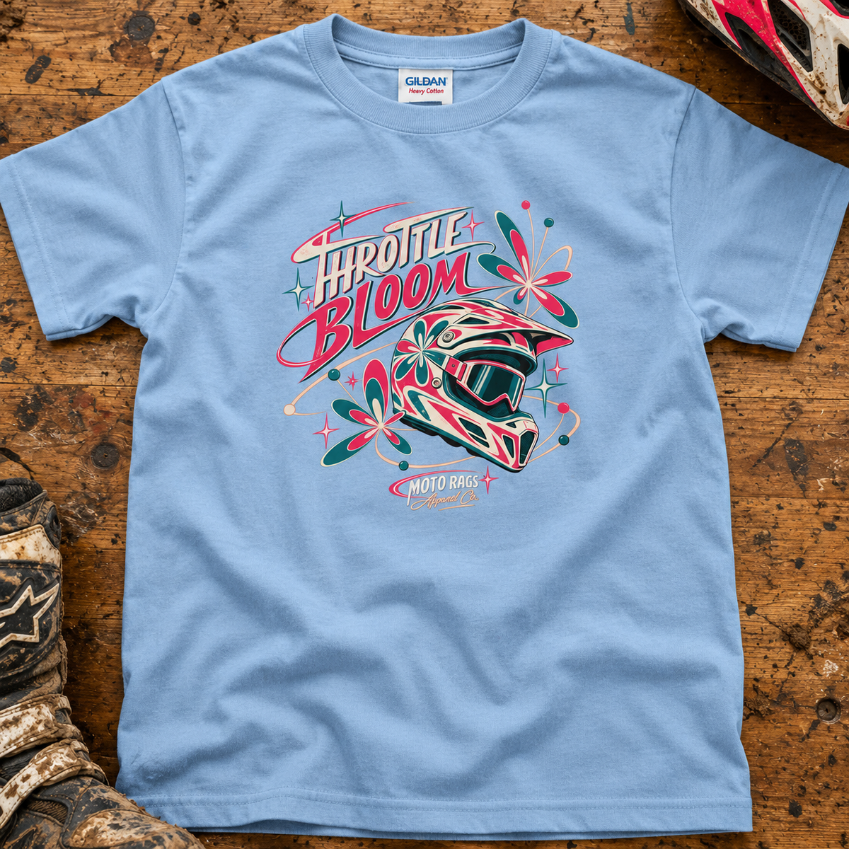 Throttle Bloom - Kids T-shirt