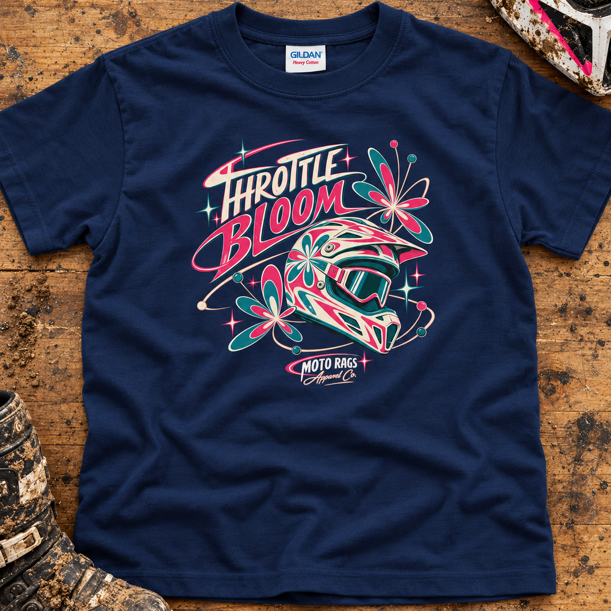 Throttle Bloom - Kids T-shirt
