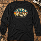 Moto Rags Retro Rally - Adult Long Sleeve T-shirt