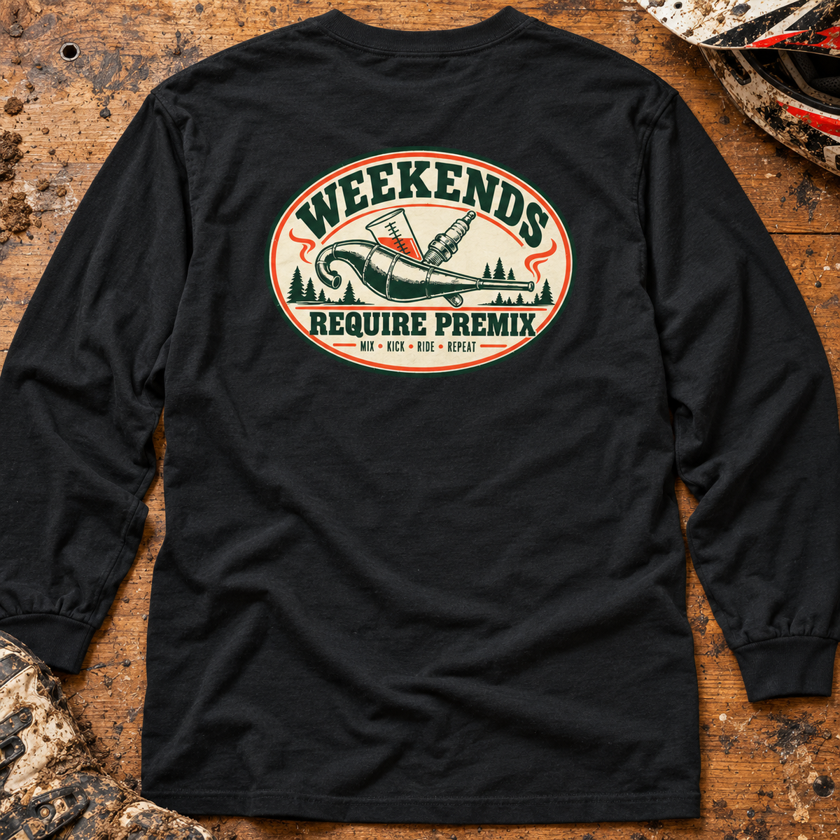 Weekends Require Premix - Adult Long Sleeve T-shirt