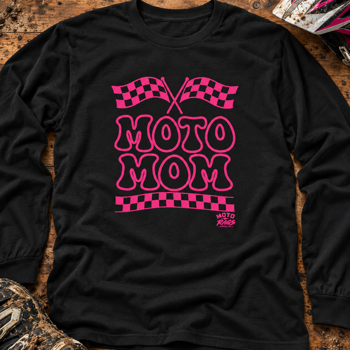 Moto Mom - Adult Long Sleeve T-shirt