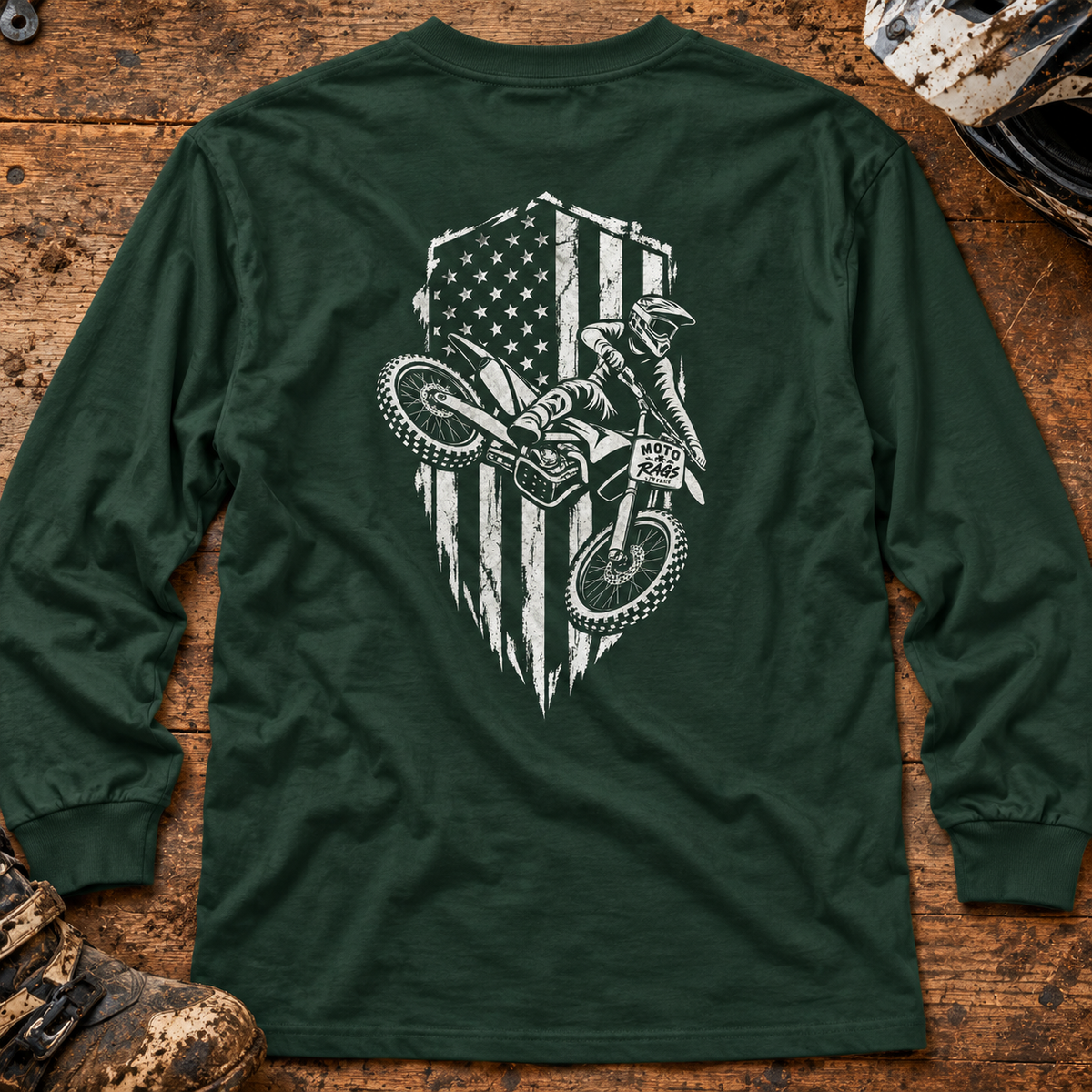 American Moto  - Adult Long Sleeve T-shirt