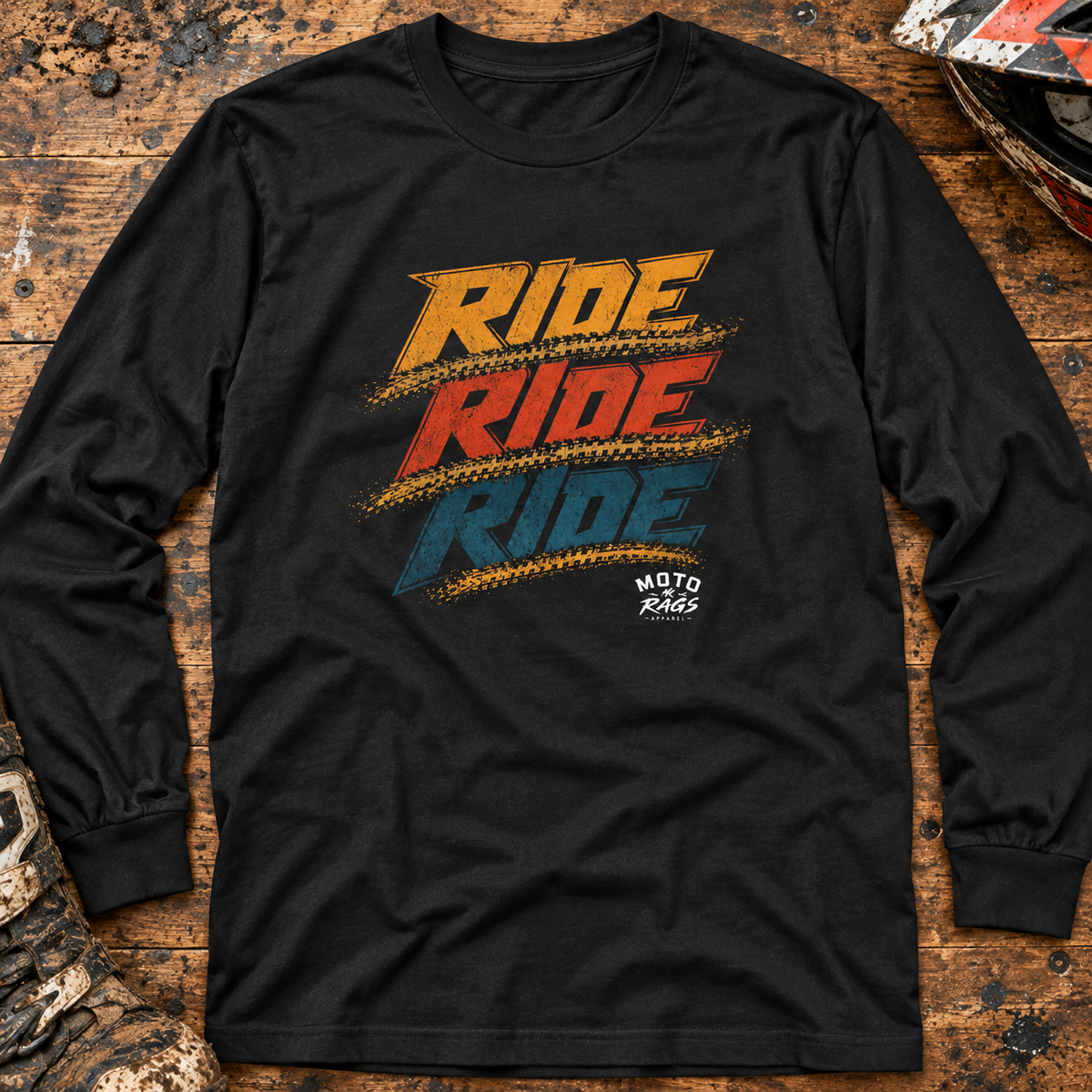 Ride Ride Ride - Adult Long Sleeve T-shirt